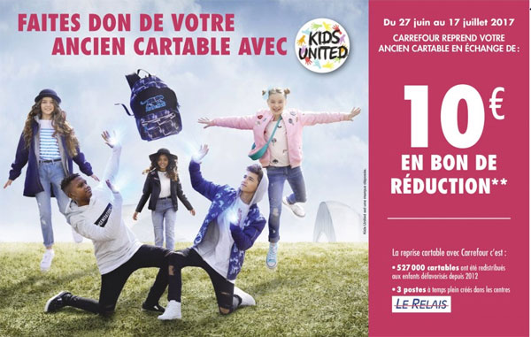 Reprise de cartable auchan 2012