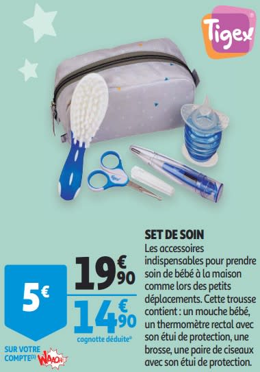 Trousse de toilette bebe auchan