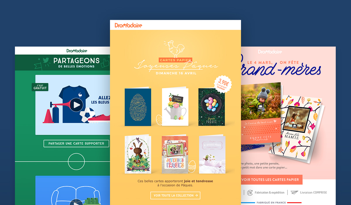 Dromadaire carte fête des pères