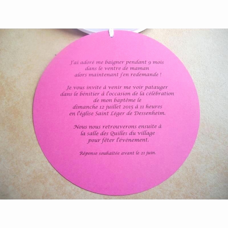 Texte invitation baptême humoristique