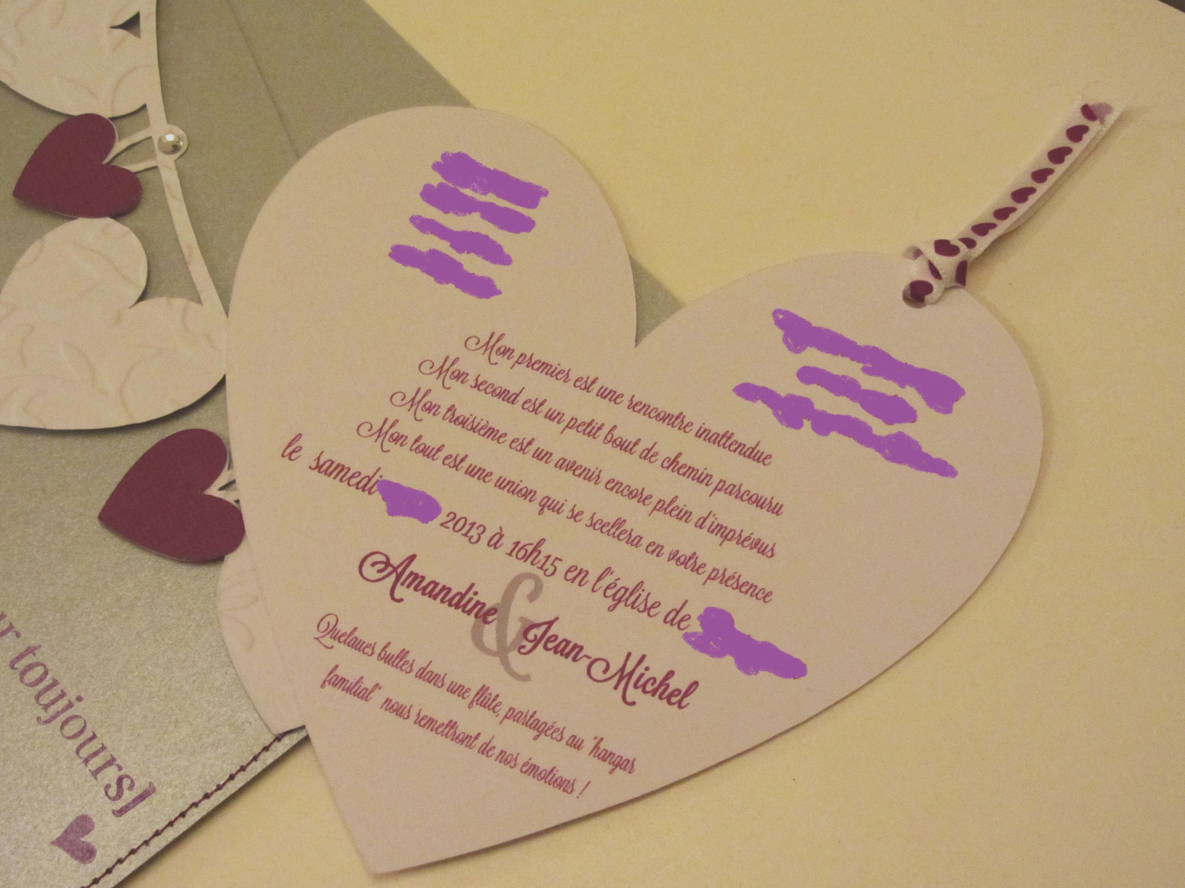 Faire part mariage et baptême le même jour