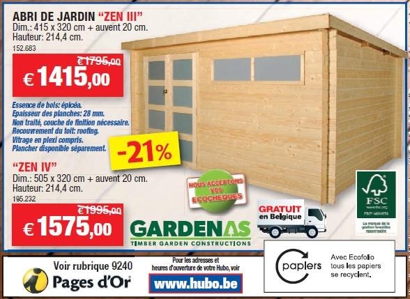 Hubo abris de jardin