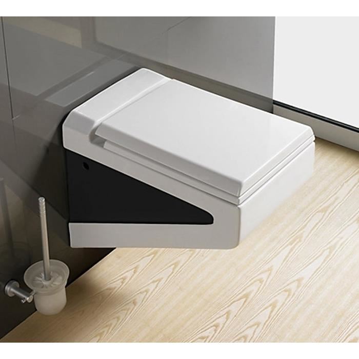 Wc suspendu design noir