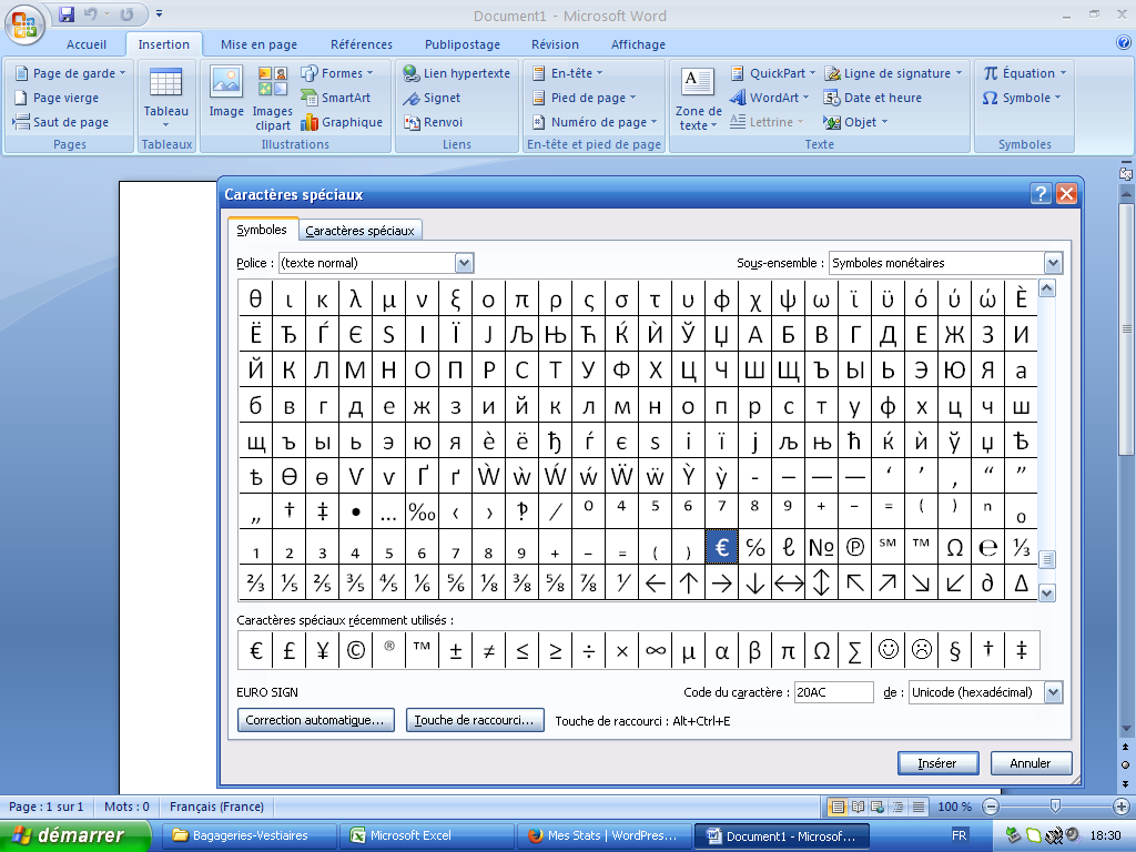 Symbole masculin féminin word
