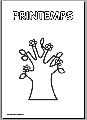 Coloriage saisons maternelle