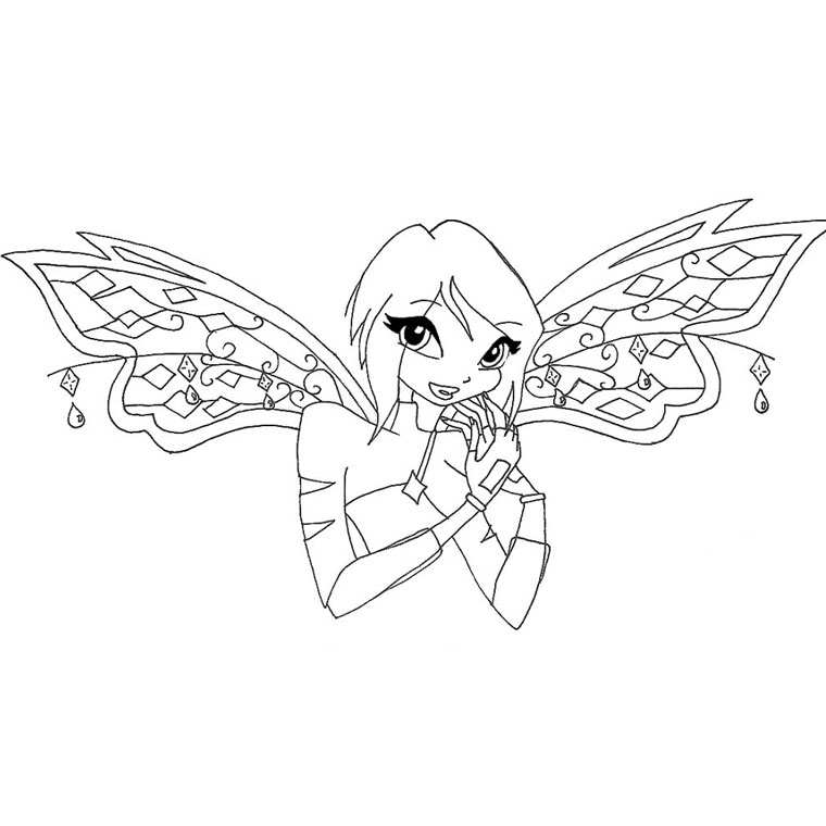 Coloriage winx believix gratuit